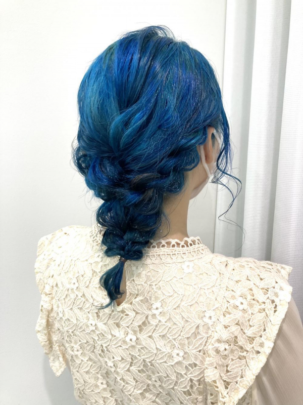 マーメイドアクアカラー◎  ヘアアレンジ◎