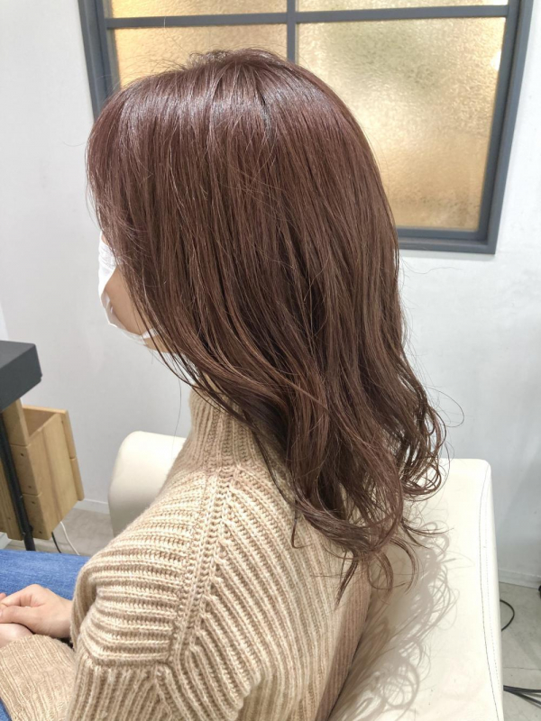 ブリーチなし◎  ナチュラルピンクベージュ◎
