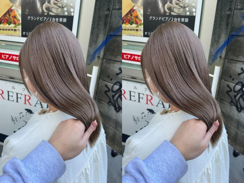 《吉田悟志》くすみミルクティー♪ケアブリーチ仙台
