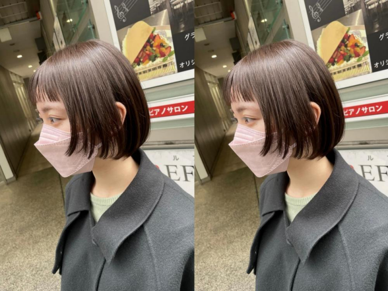 マロンベージュ&似合わせカット〇仙台
