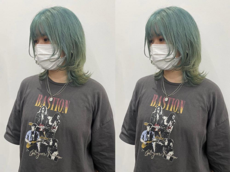ウルフ×ペールグリーン  ケアブリーチ  仙台