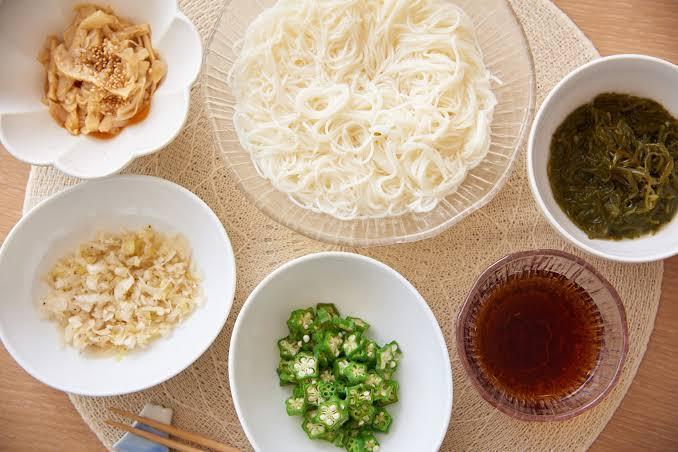 【そうめんを食べるとき】