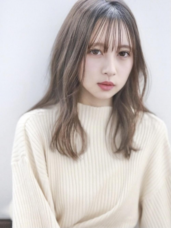 大人可愛いゆるふわ髪　ヌディーベージュ　ムルギョム