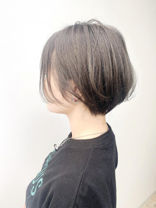 LEMO　ダークグレージュ　ハンサムショート　ラベージュカラ