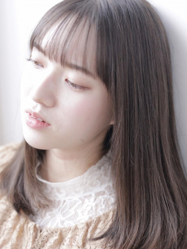 LEMO　シースルーバング　ナチュラルストレート