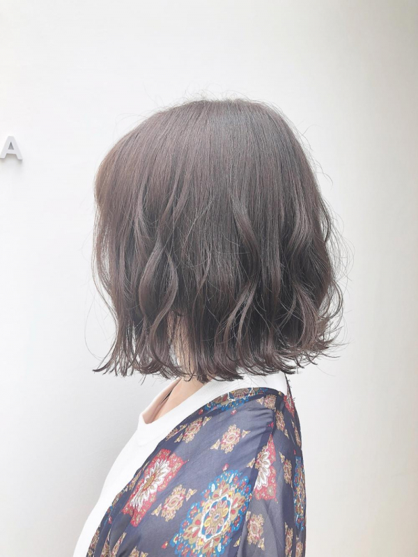 LEMO　暗髪　透明感　タッセルボブ