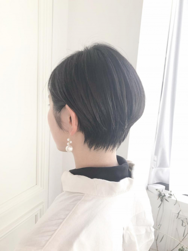 LEMO　ハンサムショート　小顔　マニッシュ　耳掛け