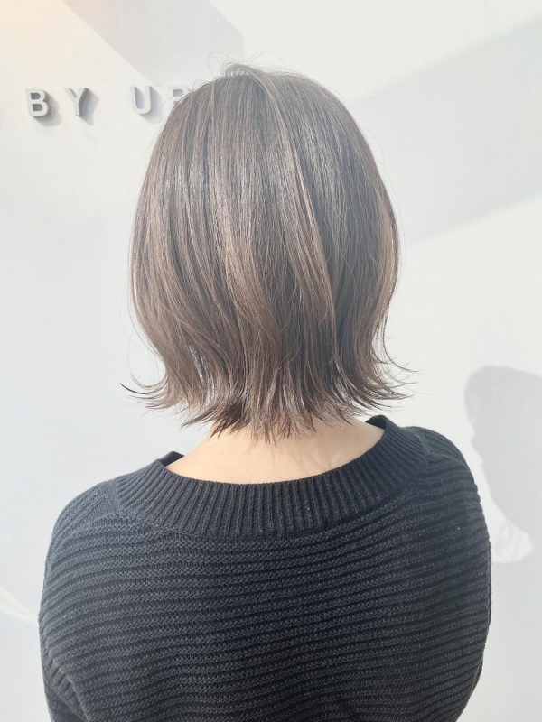 LEMO　シースルーボブ　マットベージュ