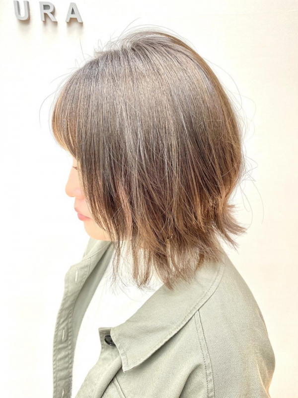 LEMO　スタイリング簡単レイヤーボブ　ペールシアベージュ