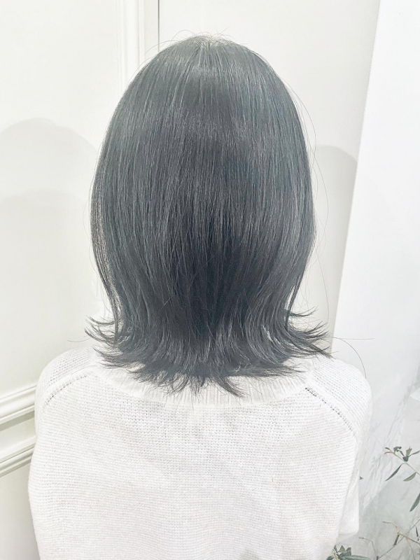 LEMO　ダークアッシュ　ネビージュ　ブルーブラック　透明感
