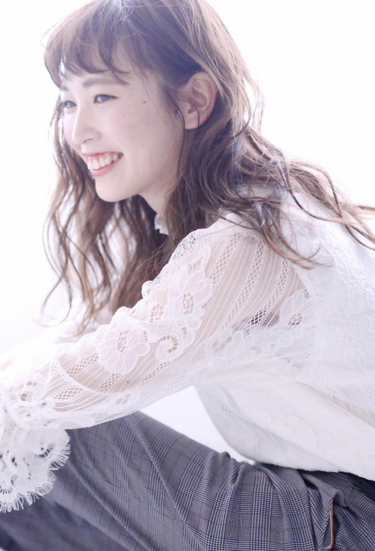 大人かわいい愛されゆるふわ髪☆ヌーディミントベージュ