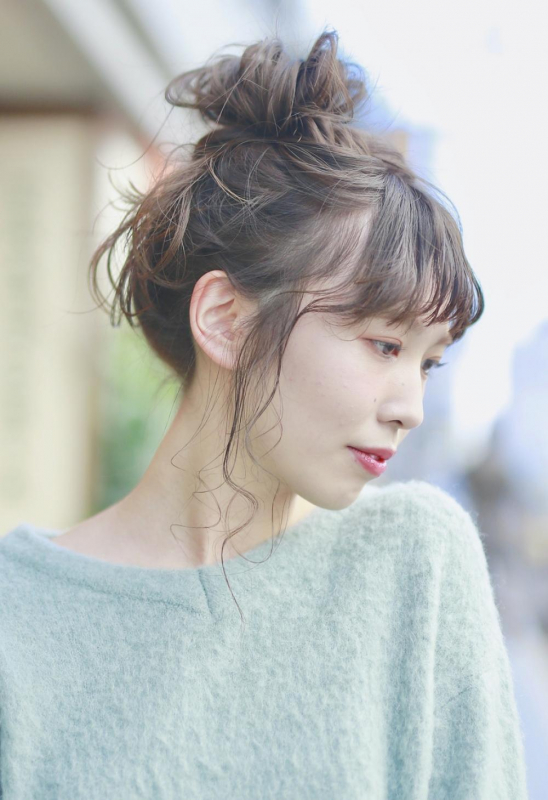 ふんわり　おとなのお団子スタイル